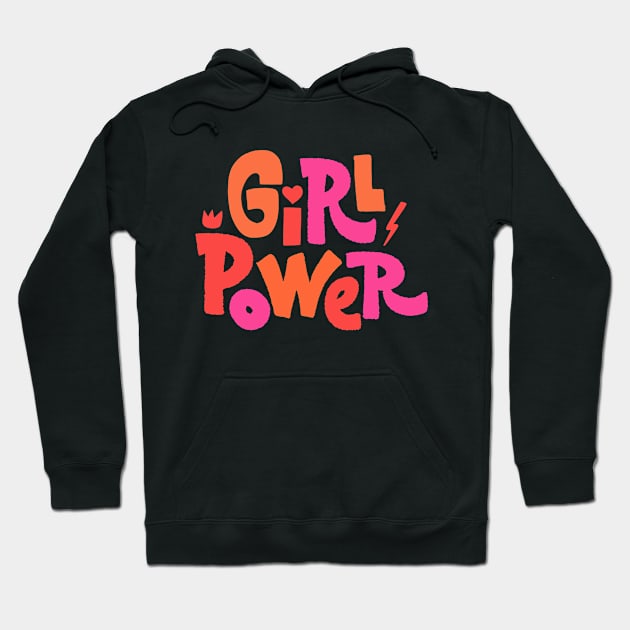 Girl Power Hoodie by Happy Lime